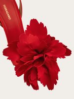 Ferragamo Flower embellished high heel sandal - Image 2